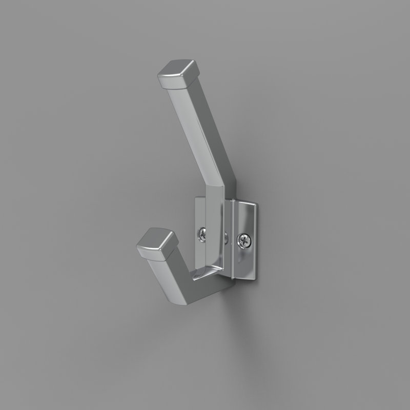 Coventry Collection Hook 1 Inch Center to Center, Chrome