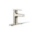 Taut Single-Control Lavatory Faucet with Escutcheon-1819933543