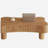 Lift Top Coffee Table with Fluted Panel Hidden Storage-950087714