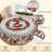 Christmas Santa Claus Design Washable Polyester Tablecloth