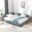 Full Size Storage Upholstered Tufted Bed Frame, Sofa Bed Frame With Comfortable Backrest And Armrests, Full Size Bed For Bedroom, Living Room,Velvet-221708553