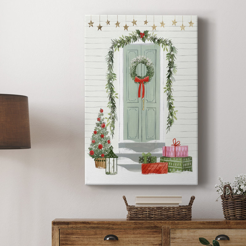 Porte d'entrée festive I - galerie sur mesure, H 36 po x l 24 po