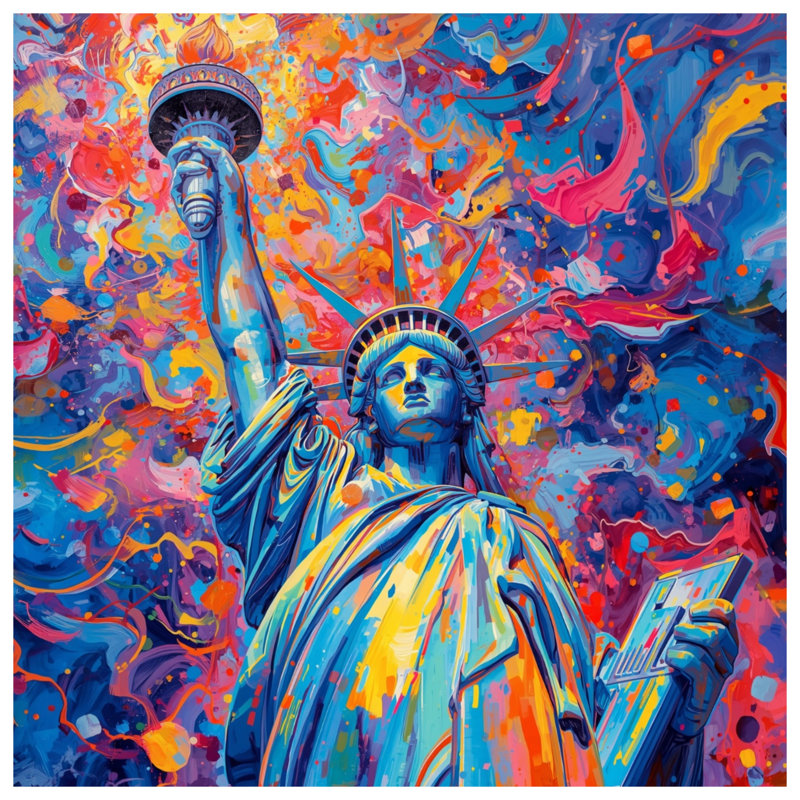 Tapis de bain Statue of Liberty, 24in W x 17in L