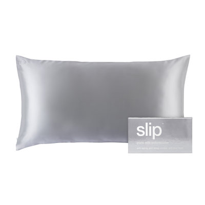 Slip Pure Silk King Pillowcase - Silver