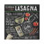 Lasagna Recipe - Print on Canvas-1884800126-1884800127