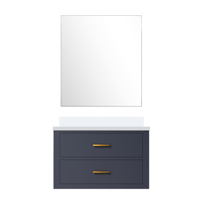 Meuble-lavabo simple l 30 po x P 22 po et miroir 28 po Castor