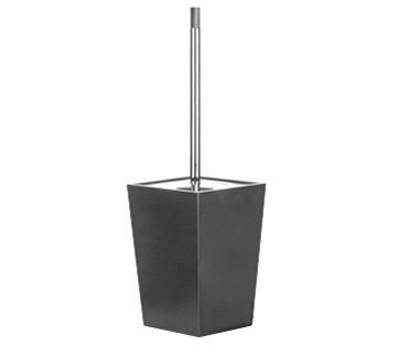 Ivy Bronx Leveille Porcelain Toilet Brush And Holder