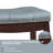 Alaaddin Upholstered Counter Stool with Solid Wood Frame-479155300