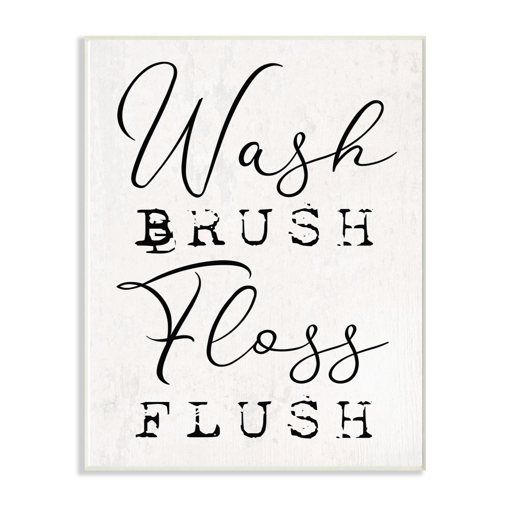 Wash Brush Floss Flush by Daphne Polselli - Texture Art Print Wade Logan® 
