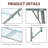 Metal end Table -Large