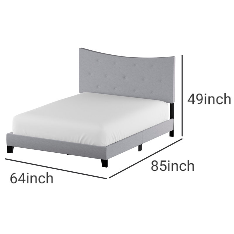 Linneman Upholstered Platform Bed
