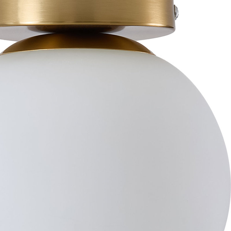 Glass Semi Flush Mount