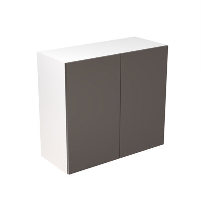 KitchenKit Flatpack Slab Gloss Wall Unit