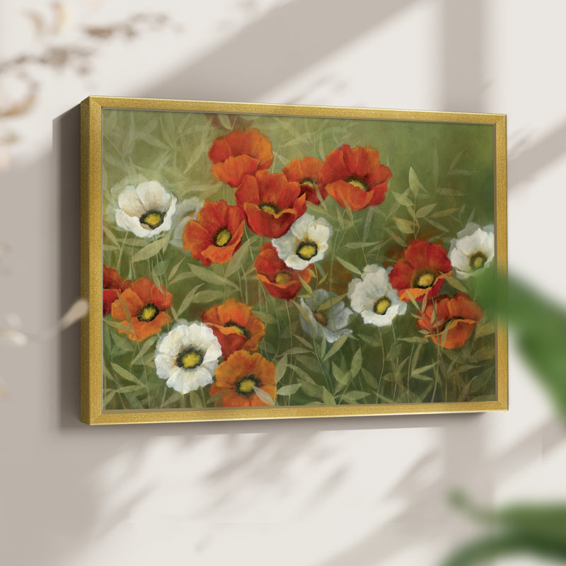 Poppy Symphony -Framed Print - Restickable