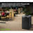 29 Gallon Steel Open Top Recycling, Compost, and Trash Can Set with Square Lid