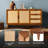 Ailia 58" 3 Drawer Sideboard Fully Assembled-1129374788