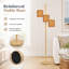Lampe sur pied à branches à 3 lumières H 65 "avec abat-jour en rotin Brenden-1107654218-1304753611