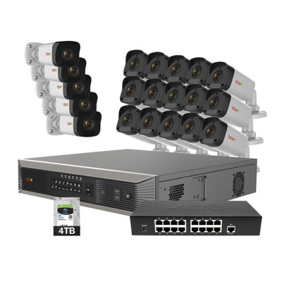Home Imports Emporium 32 Channel 4TB NVR Surveillance System with 20 Cameras