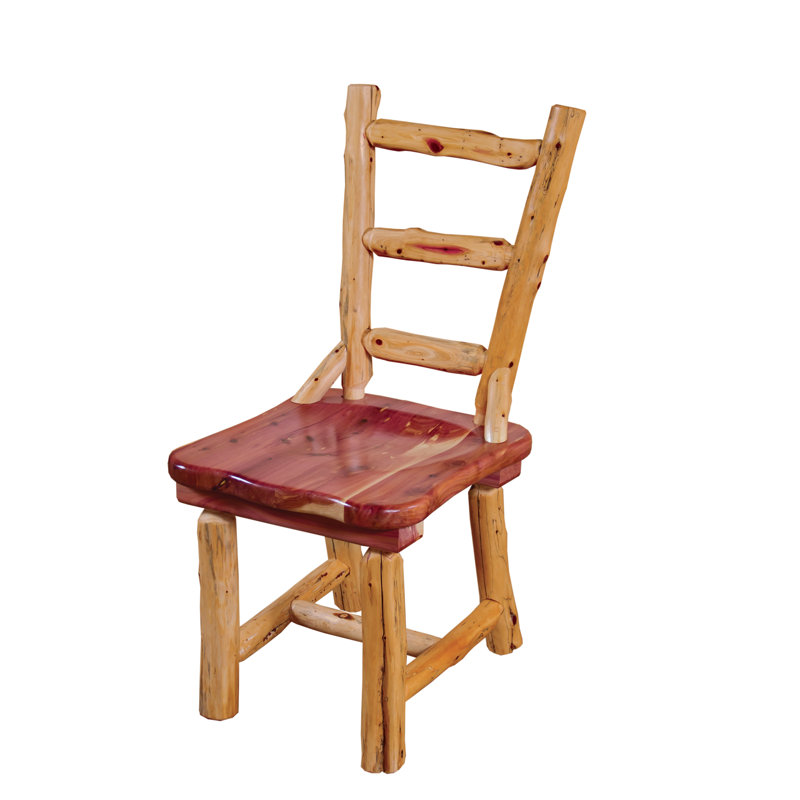 Chaise de salle à manger en bois massif cèdre Gladeview