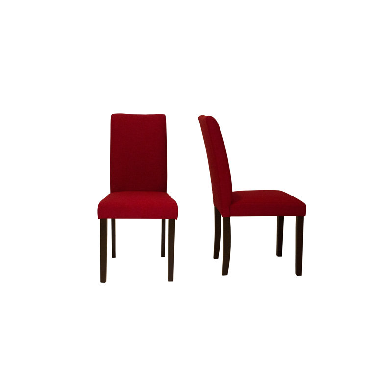 18'' H Dining Chair, Red