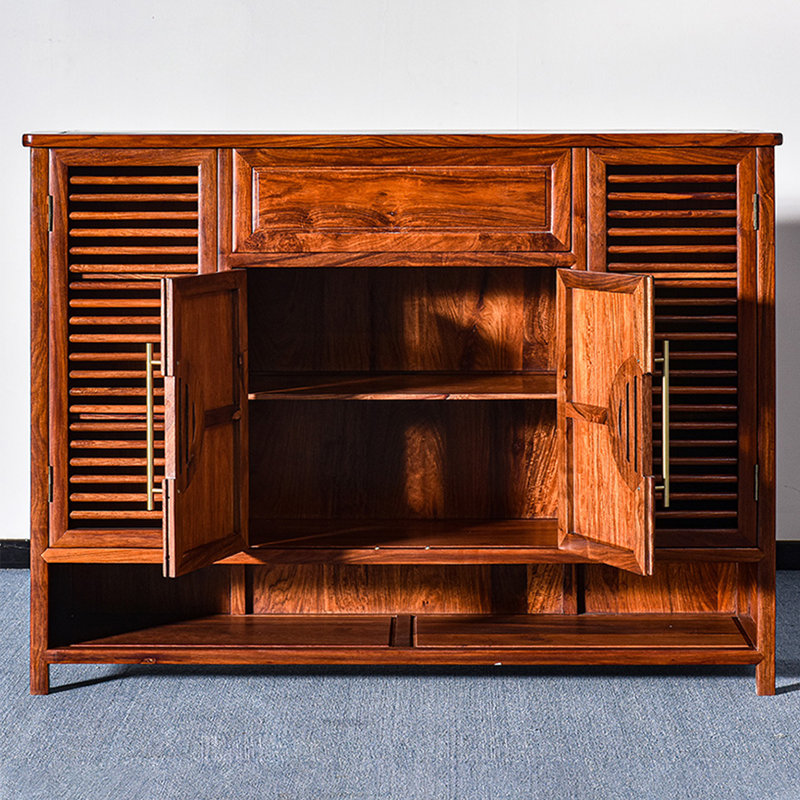 18 Pair Solid Wood Shoe Storage Cabinet