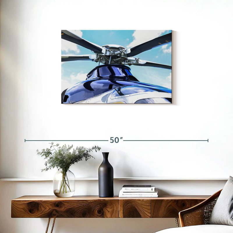 Mehar Helicopter Blades, 20" H x 30" W