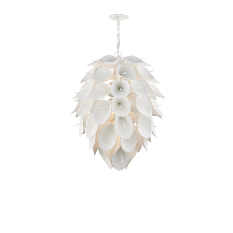 Diego 9 - Light Wrought Iron Chandelier by Marjorie Skouras