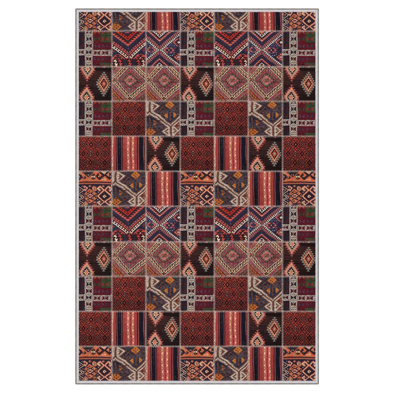 Tapis de qualité supérieure imprimé en 3D, 5,2 x 7,5 pieds, 100% polyester, 650 g / m² | Antibactérien, envers antidérapant en PVC, lavable à la machine | Idéal pour le salon, la chambre à coucher et la maison, hauteur des poils doux: 0,3 po
