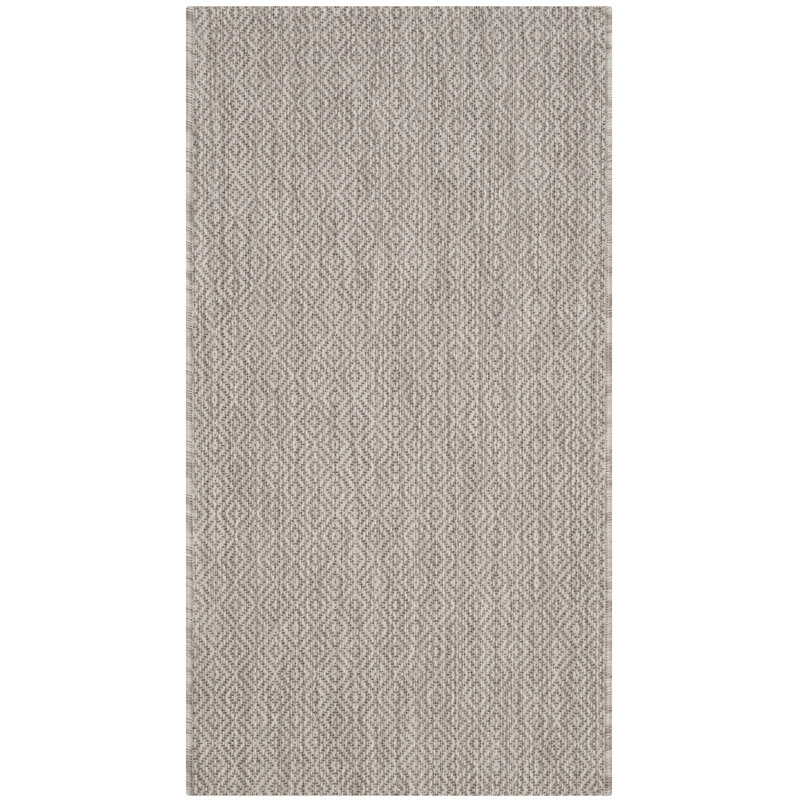 Sunaina Performance Solid Color Indoor/Outdoor Area Rug, Rectangle 2'7" x 5'
