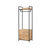 Alva Open Wardrobe with 2 Drawers in Oak