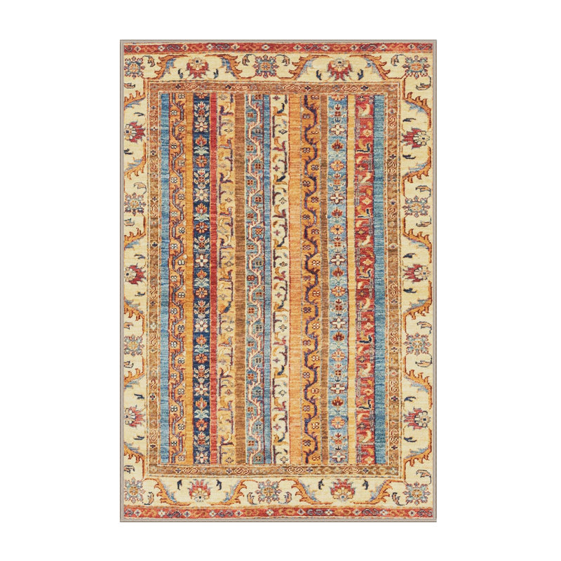 Abstract Indoor Rug, Rectangle 7' x 10'