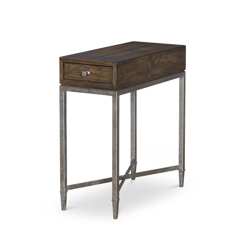 Camden Solid Wood End Table, Brown