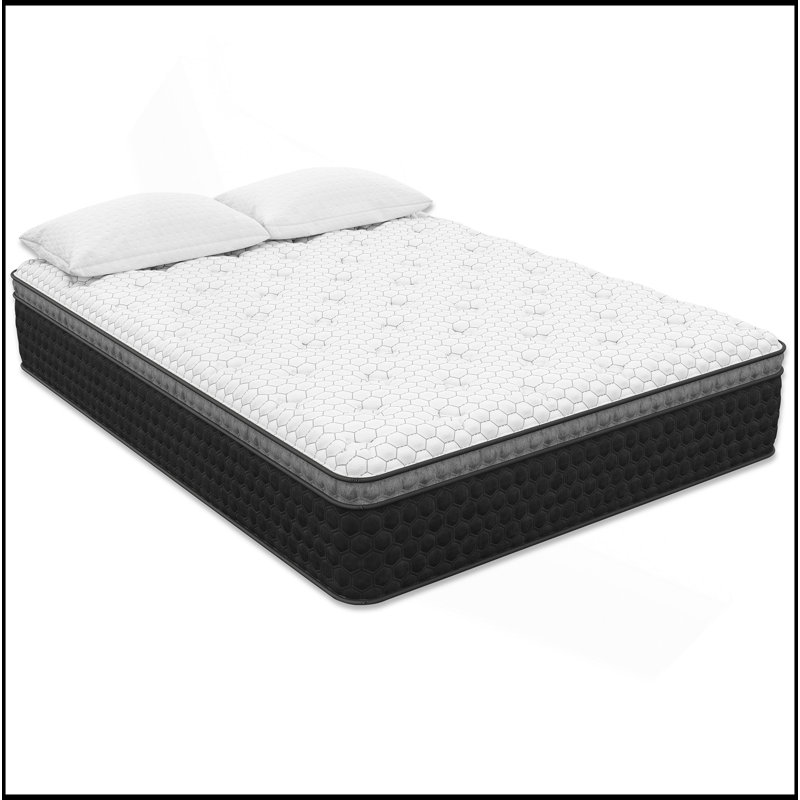 Diamond Mattress Nova Lux Copper Ultra Cooling, Pressure Relieving Hybrid With Luxurious Euro-Top 14" - Medium Feel, Greenguard Gold Certified