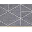 Tapis à motif géométrique intérieur gris et gris de 8 pi x 11 pi (7 pi 10 po x 11 pi 2 po) Branch Modern-1757607906
