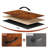 10-Drawer Fabric Storage Dresser (Rustic Brown)