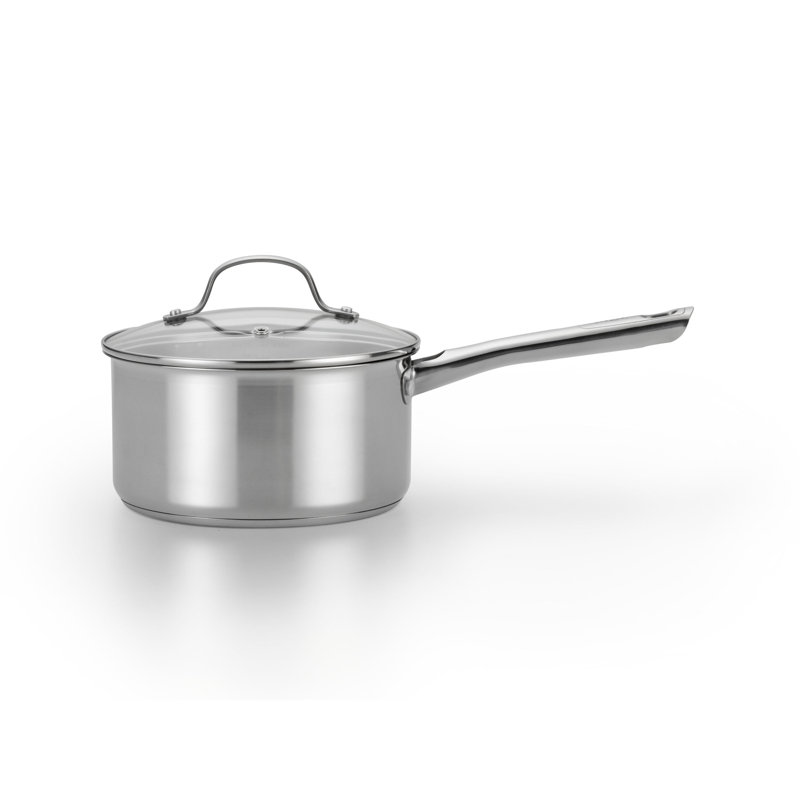 3-qt. Covered Saucepan, Stainless Steel