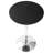 Adjustable Contemporary Bar Table in Black