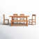 Modica Solid Wood 6 Piece Dining Set