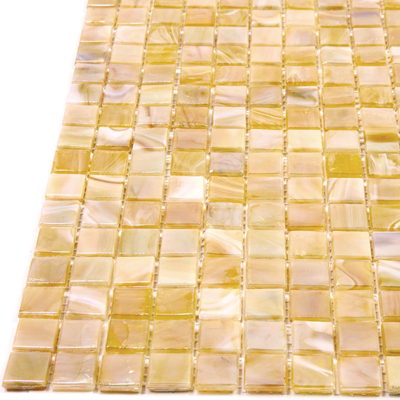 Carreau de mosaïque pour mur et plancher en verre 0,6 po x 0,6 po Skosh