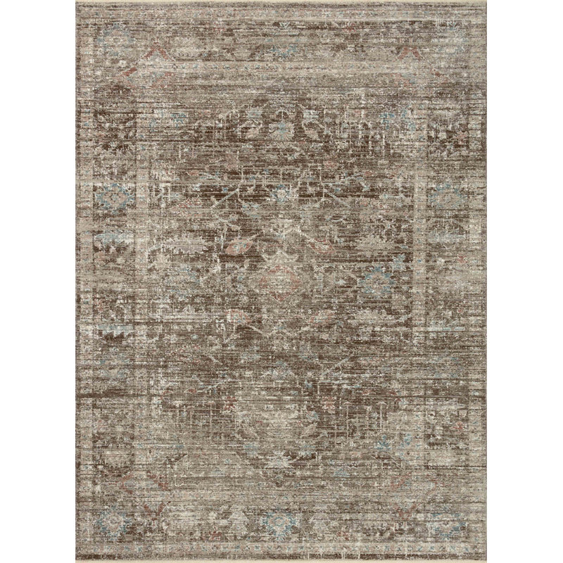 Magnolia Home By Joanna Gaines X Loloi Millie Charcoal / Dove Area Rug, Rectangle 3'6" x 5'6"