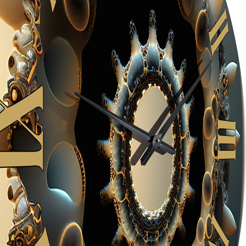 Horloge murale 3D Fractal UniverseI, Grand