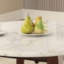 Table basse en marbre blanc Gasha