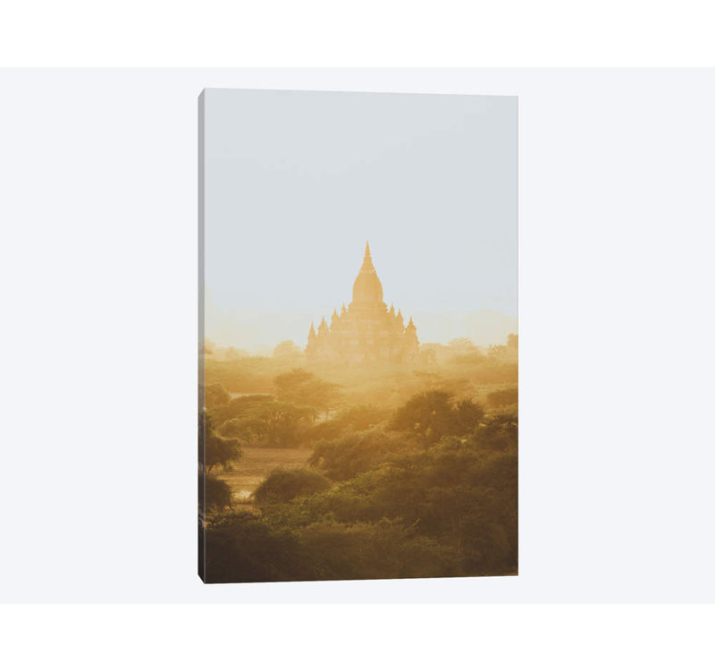 « bagan, myanmar iii » par luke anthony gram, reproduction d’impression sur toile tendue, H 12 po x l 8 po x P 0,75 po