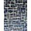 Proprietary Patterns Wool Abstract Area Rug in Bleeker Dark Blue-736100444