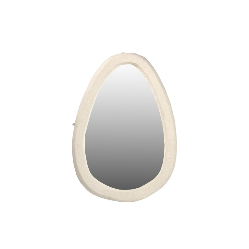 Paper Mache Round Mirror