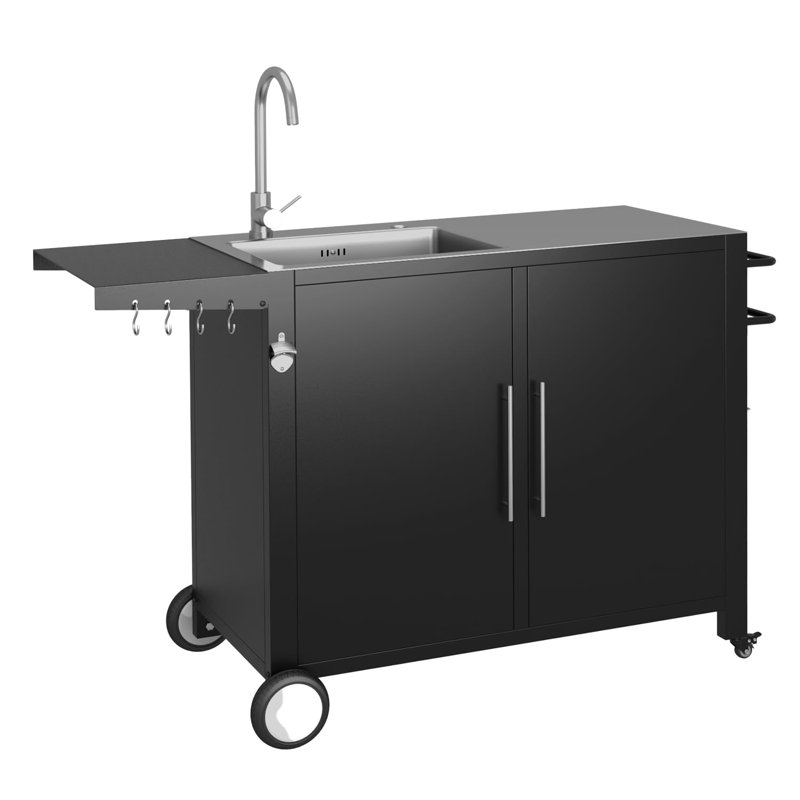 Outdoor Kitchen Sink With Hose Hook Up