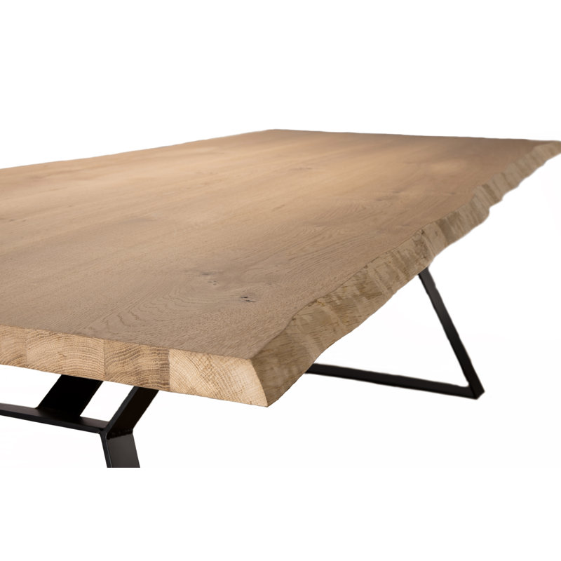 Brinton Oak Rectangular Wood Top Dining Table