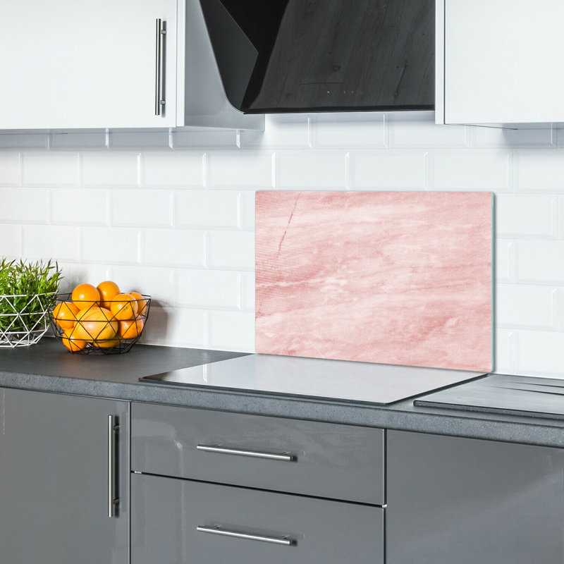 Rentiesville Tempered Glass Rose Chopping Board, 52cm x 60cm