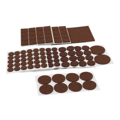 145Pcs Protège-pieds pour pattes de chaise Protecteurs de plancher et patins en feutre