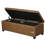 46-Inch Faux Leather Storage Ottoman Bench-1896165175